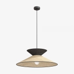Lampa wisząca SOFTA 1 RATTAN BLACK 1768/1 EMIBIG - zdjęcie produktu