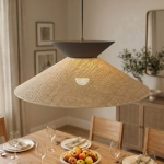 Lampa wisząca SOFTA 1 RATTAN BLACK 1768/1 EMIBIG - zdjęcie dodatkowe 4