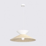 Lampa wisząca SOFTA 1 RATTAN WHITE 1769/1 EMIBIG - zdjęcie produktu