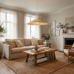 Lampa wisząca SOFTA 1 RATTAN WHITE 1769/1 EMIBIG - zdjęcie dodatkowe 2