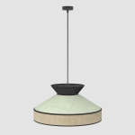 Lampa wisząca SIESTA 1 GREEN 1772/1 EMIBIG - zdjęcie dodatkowe 1