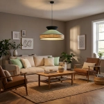 Lampa wisząca SIESTA 1 GREEN 1772/1 EMIBIG - zdjęcie dodatkowe 2
