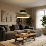 Lampa wisząca SIESTA 1 GREEN 1772/1 EMIBIG - zdjęcie dodatkowe 3