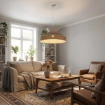 Lampa wisząca SIESTA 1 BROWN 1773/1 EMIBIG - zdjęcie dodatkowe 4