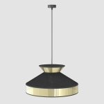 Lampa wisząca SIESTA 1 BLACK GOLD 1777/1 EMIBIG - zdjęcie dodatkowe 1