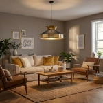 Lampa wisząca SIESTA 1 BLACK GOLD 1777/1 EMIBIG - zdjęcie dodatkowe 2