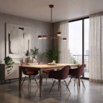 Lampa sufitowa NATSU 4BURGUNDY 1781/4 EMIBIG - zdjęcie dodatkowe 4