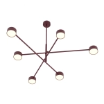 Lampa sufitowa NATSU 6 BURGUNDY 1781/6 EMIBIG - zdjęcie dodatkowe 4