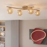 Lampa sufitowa OPUS 4 MOKKA AMBER 1783/4 EMIBIG - zdjęcie dodatkowe 2
