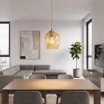 Lampa wisząca ISTAR 1 MOKKA AMBER 1785/1 EMIBIG - zdjęcie dodatkowe 1