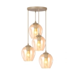 Lampa wisząca ISTAR 4PREM MOKKA AMBER 1785/4PREM EMIBIG - zdjęcie produktu