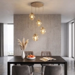 Lampa wisząca ISTAR 4PREM MOKKA AMBER 1785/4PREM EMIBIG - zdjęcie dodatkowe 1