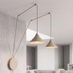 Lampa wisząca ABRAMO 2 MOKKA 1786/2 EMIBIG - zdjęcie dodatkowe 1