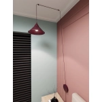 Lampa wisząca ABRAMO 1 BURGUNDY 1787/1 EMIBIG - zdjęcie dodatkowe 1