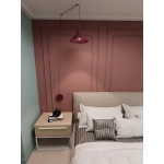 Lampa wisząca ABRAMO 1 BURGUNDY 1787/1 EMIBIG - zdjęcie dodatkowe 3