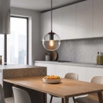 Lampa wisząca COSMO 1 BURGUNDY TRANSPARENT 1788/1 EMIBIG - zdjęcie dodatkowe 3