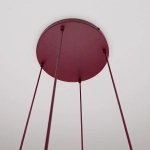 Lampa wisząca COSMO 4PREM BURGUNDY TRANSPARENT 1788/4PREM EMIBIG - zdjęcie dodatkowe 4