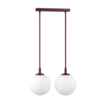 Lampa wisząca COSMO 2 BURGUNDY OPAL 1789/2 EMIBIG - zdjęcie produktu