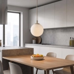 Lampa wisząca COSMO 1 MOKKA OPAL 1790/1 EMIBIG - zdjęcie dodatkowe 3