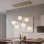 Lampa wisząca COSMO 6 MOKKA OPAL 1790/6 EMIBIG - zdjęcie dodatkowe 2