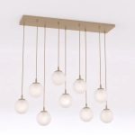 Lampa wisząca COSMO 9 MOKKA OPAL 1790/9 EMIBIG - zdjęcie produktu