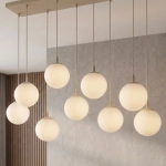 Lampa wisząca COSMO 9 MOKKA OPAL 1790/9 EMIBIG - zdjęcie dodatkowe 3