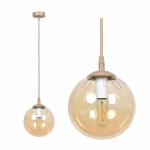 Lampa wisząca COSMO 1 MOKKA AMBER 1791/1 EMIBIG - zdjęcie produktu