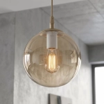 Lampa wisząca COSMO 1 MOKKA AMBER 1791/1 EMIBIG - zdjęcie dodatkowe 3