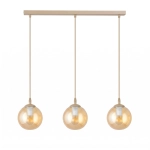 Lampa wisząca COSMO 3 MOKKA AMBER 1791/3 EMIBIG - zdjęcie produktu