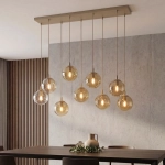 Lampa wisząca COSMO 9 MOKKA AMBER 1791/9 EMIBIG - zdjęcie dodatkowe 1