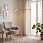 Lampa podłogowa LOTUS LP2 MOKKA/RATTAN 1792/LP2 EMIBIG - zdjęcie dodatkowe 2