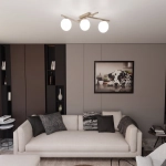 Lampa sufitowa SMART 3 MOKKA OPAL 1793/3 EMIBIG - zdjęcie dodatkowe 2