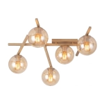 Lampa sufitowa SMART 5 MOKKA AMBER 1794/5 EMIBIG - zdjęcie produktu