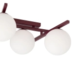Lampa sufitowa SMART 4 BURGUNDY OPAL 1795/4 EMIBIG - zdjęcie dodatkowe 2