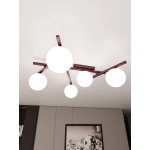 Lampa sufitowa SMART 5 BURGUNDY OPAL 1795/5 EMIBIG - zdjęcie dodatkowe 1
