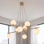 Lampa wisząca ESSA 8 MOKKA OPAL 1797/8 EMIBIG - zdjęcie dodatkowe 2