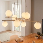Lampa wisząca ESSA 8 MOKKA OPAL 1797/8 EMIBIG - zdjęcie dodatkowe 4