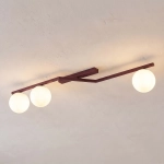 Lampa sufitowa NATON 3 BURGUNDY OPAL 1803/3 EMIBIG - zdjęcie dodatkowe 1