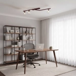 Lampa sufitowa NATON 3 BURGUNDY TRANSPARENT 1804/3 EMIBIG - zdjęcie dodatkowe 1