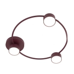 Lampa sufitowa LUCIO 3 BURGUNDY 1808/3 EMIBIG - zdjęcie produktu