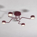 Lampa sufitowa KURAGE 4 BURGUNDY 1810/4 EMIBIG - zdjęcie dodatkowe 2