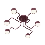 Lampa sufitowa KURAGE 6 BURGUNDY 1810/6 EMIBIG - zdjęcie produktu