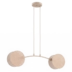 Lampa wisząca MOTIF 2 MOKKA NATURAL 1811/2 EMIBIG - zdjęcie produktu