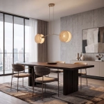 Lampa wisząca MOTIF 2 MOKKA NATURAL 1811/2 EMIBIG - zdjęcie dodatkowe 2