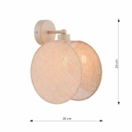 Kinkiet MOTIF K1 MOKKA NATURAL 1811/K1 EMIBIG - zdjęcie dodatkowe 3
