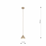 Lampa wisząca ELIT 1 MOKKA 1812/1 EMIBIG - zdjęcie dodatkowe 4