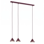 Lampa wisząca ELIT 3 BURGUNDY 1813/3 EMIBIG - zdjęcie produktu