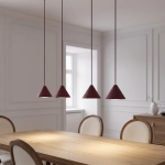 Lampa wisząca ELIT 4 BURGUNDY 1813/4 EMIBIG