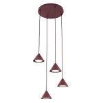 Lampa wisząca ELIT 4 PREMIUM BURGUNDY 1813/4PREM EMIBIG - zdjęcie produktu