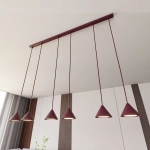Lampa wisząca ELIT 6 BURGUNDY 1813/6 EMIBIG - zdjęcie dodatkowe 2